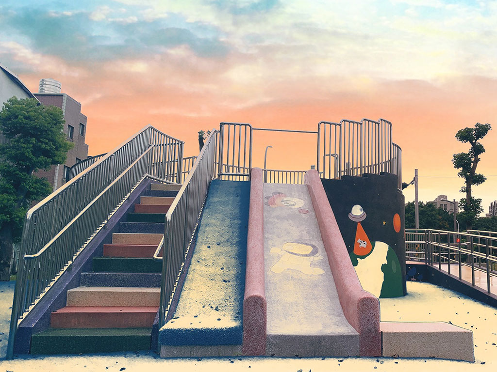 三峽國光段社會住宅區內公園現場照片