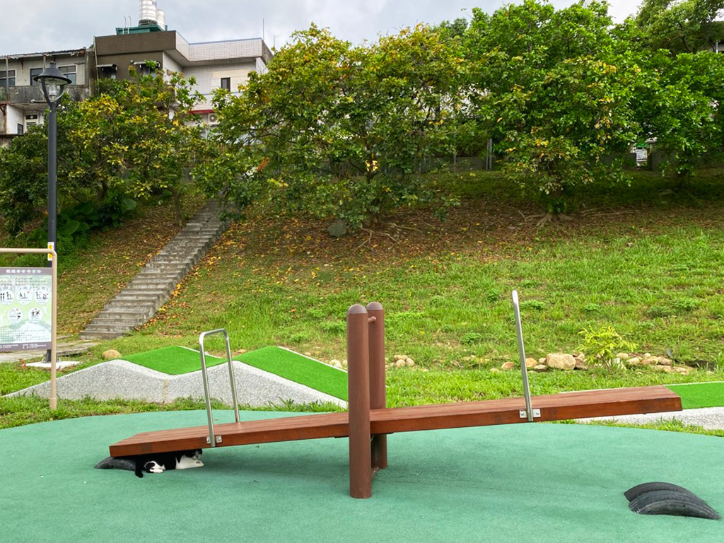 四腳亭兒童遊戲場現場照片